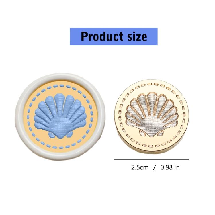 Emboss Wax Seal Stamp Head Removable Sealing Brass Stamp Head for Gift Envelope Invitations Greeting Card Decorations