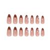 Pink Press On Nails with Leopard Print Chip-Proof Smudge-Proof Fake Nails for Fingernail DIY Decoration