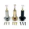 1set 6.35mm Guitar Strap Button Plug Socket With Screws Acoustic Electric Guitar Mono End Pin Endpin Socket Plug