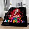 Karol G Fashion Printed Blankets Picnic Blanket Flannel Warm Blanket Soft Cozy Blanket Travel Blankets Bed Linings Birthday Gift