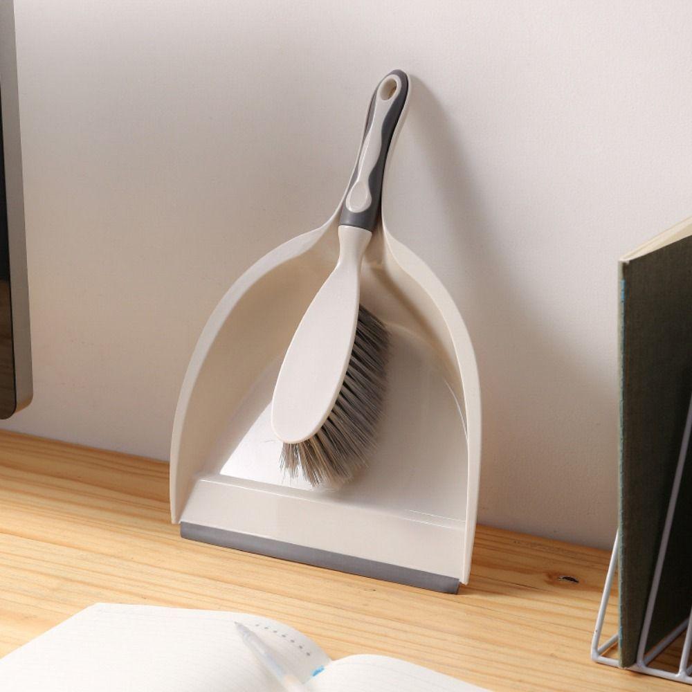 Handheld Mini Dustpan and Brush Set Compact Handheld Sweeping Brush  Keyboard Cleaning