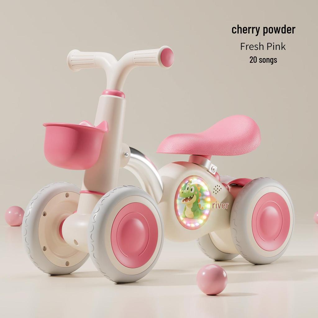 Children's Four-Wheel Balancing Glider Scooter - Pedal-Free Yo-Yo Car