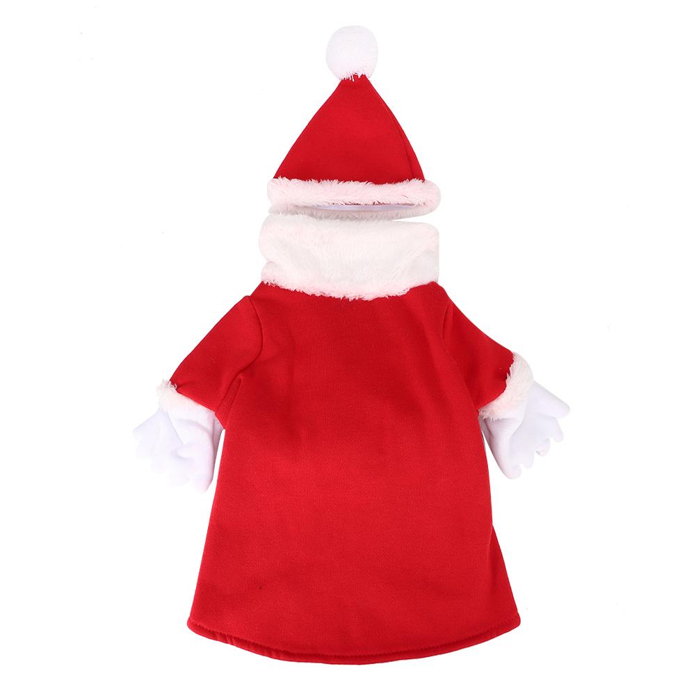 Pet Cotton Christmas Clothes Comfortable Costume with Hat for Dog Cat