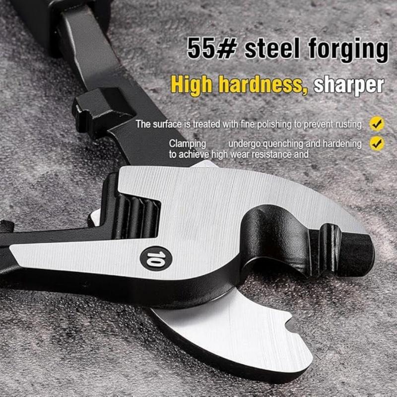 Noiseless Professional Quiet Cable Cutter Shear with Alloy Steel Suitable for Electricians Heavy Wire Cutting