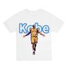 Camiseta Esportiva Estilo Cartoon Americano 2026 Manga Curta Estilo Quadrinhos Estrela do Esporte Apresentando Kobe Bryant, James Harden
