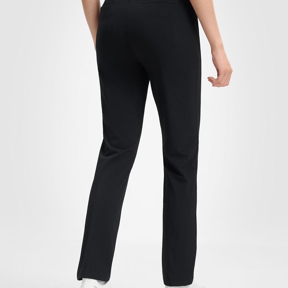 Fila Golf Minimalist Fashion Comfortable Versatile Casual Pants Women Bottoms Deep-Black A11W635602FBK