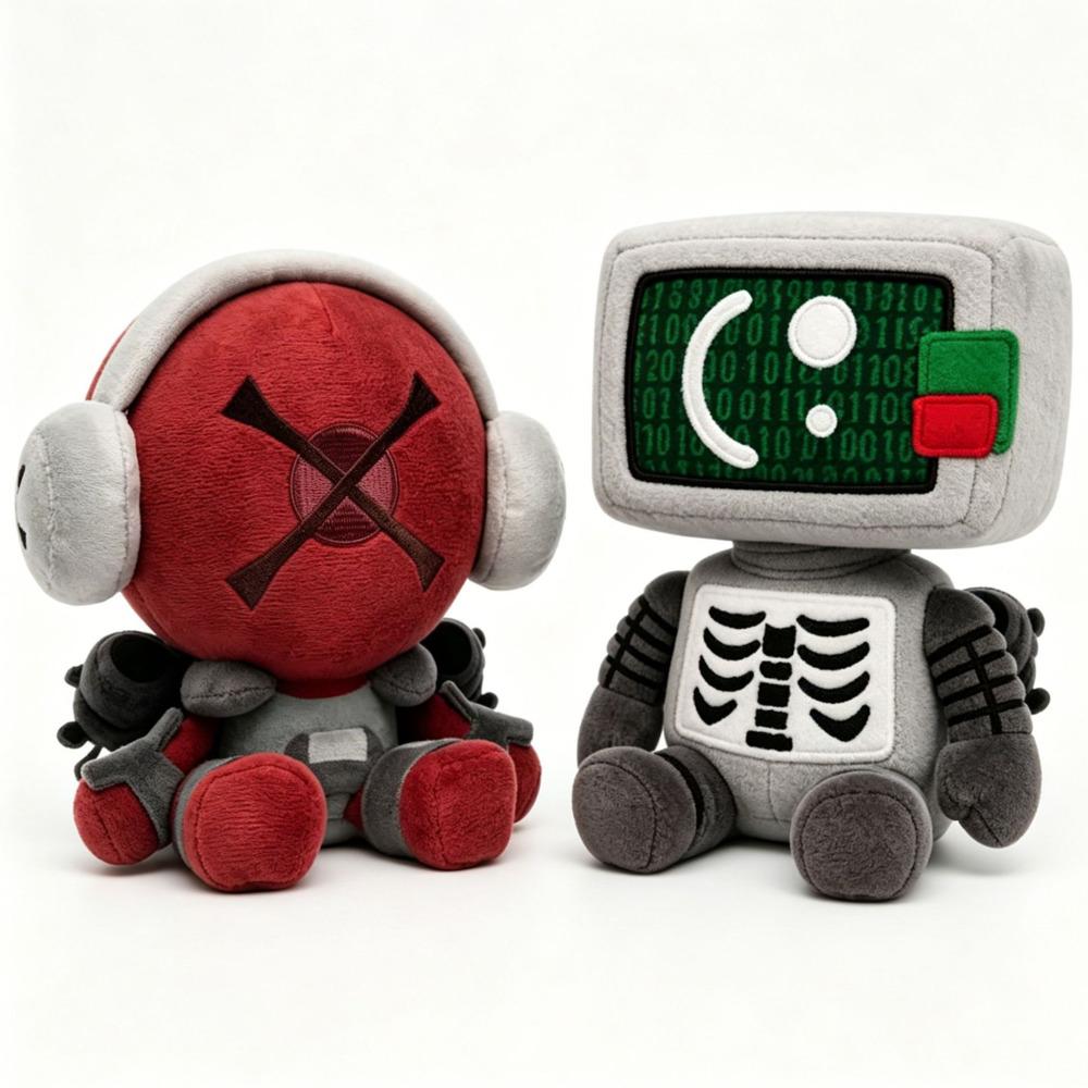Killdroid Plush Game Die Of Death Killdroid Badware Plush Fans Peripheral Product Children Gift Dolls Birthday Gift