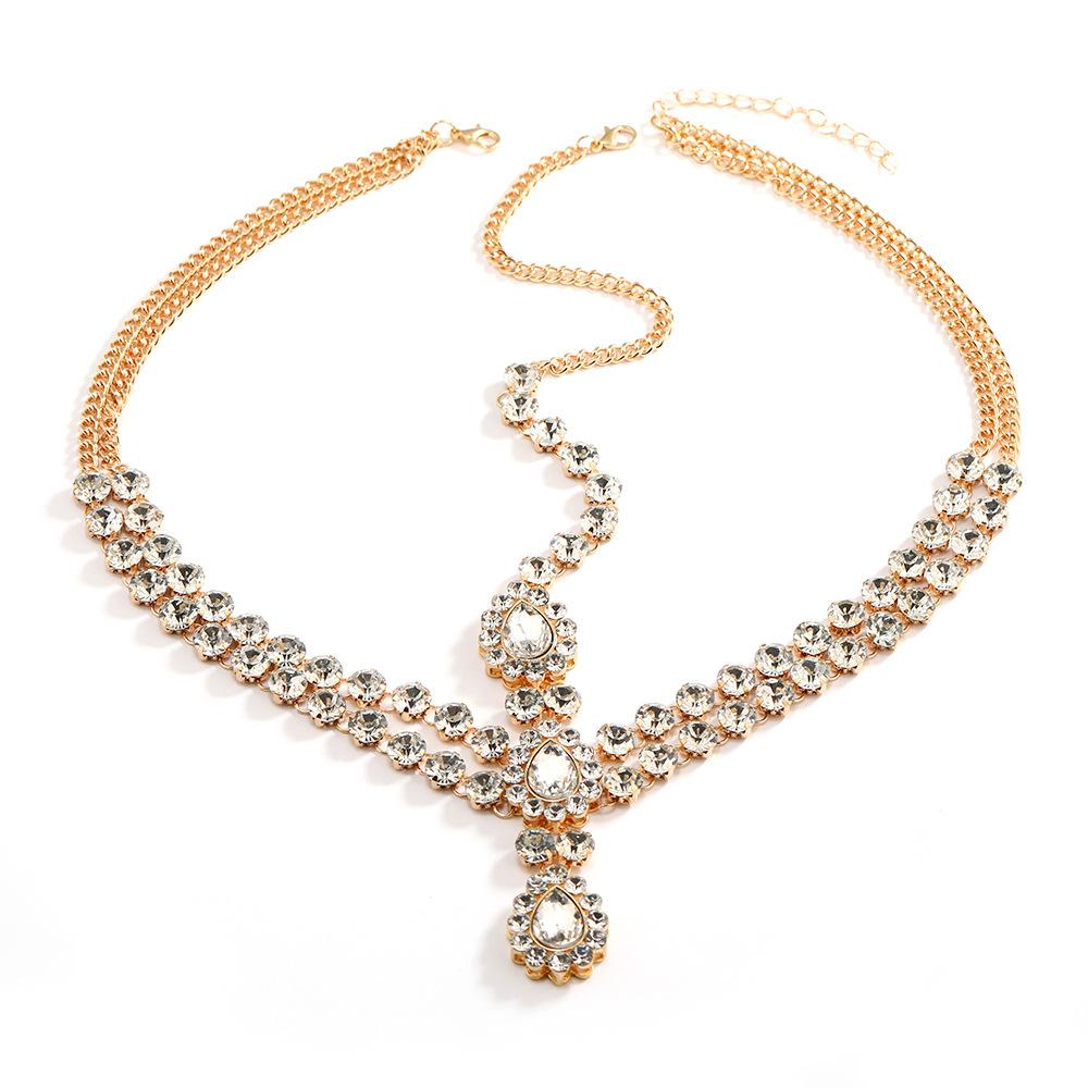 

Экзотический головной убор, фотоаксессуары для волос, инкрустированная бриллиантами подвеска для бровей, цепочка с бахромой на лоб. золотой