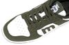 Sneakers Low Cut Combination Color Athletic Shoes Sports [Mozu] Women's White/Khaki 24.5cm