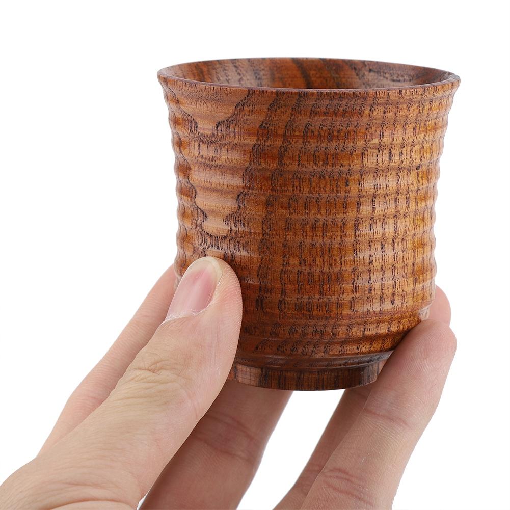 Wooden Cup Natural Wood Coffee T Beer Milk Mug