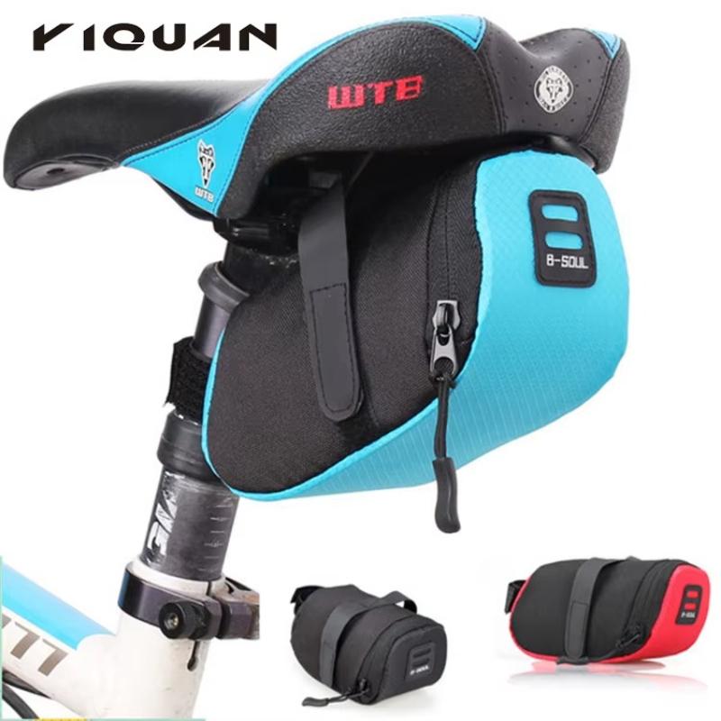 Bike Saddle Bag Rear Seat Pouch Universal Cycling Tool Storage Bag for Mountain/Road Bicycles