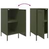 Sideboards 2 pcs Olive Green 36 x 39 x 79 cm Steel