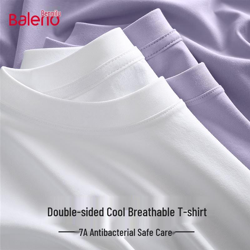 

Baleno Men s 7A Antibacterial Cool-Feel Short Sleeve T-Shirt M