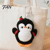 Decorative Hanging Accessory for Girls Penguin Plush Toy with Squeaker, Cartoon Keychain Stuffed Animal Decor Pendant, Doll Backpack Bag Charm Pendant