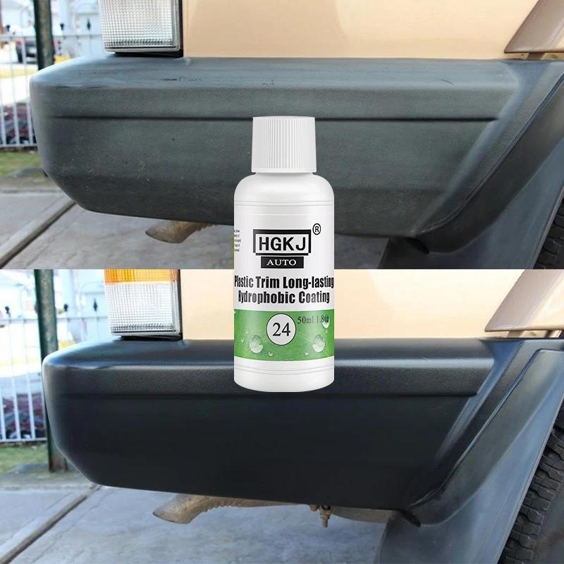 Auto Kunststoffauffrischer Back To Black Glanz Auto Gummi Kunststoff Politur Auffrischer Beschichtung Renovierer Autoreinigung Detaillierung