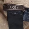 FOXEY Made In Japan 100% Cashmere Long Sleeve Short Length Knit Cardigan Women Used