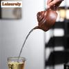 270ml Elegant Yixing Purple Clay Teapots Handmade Autumn Water Pot Raw Ore Dicaoqing Mud Kettle With Filter Chinese Zisha Teaset