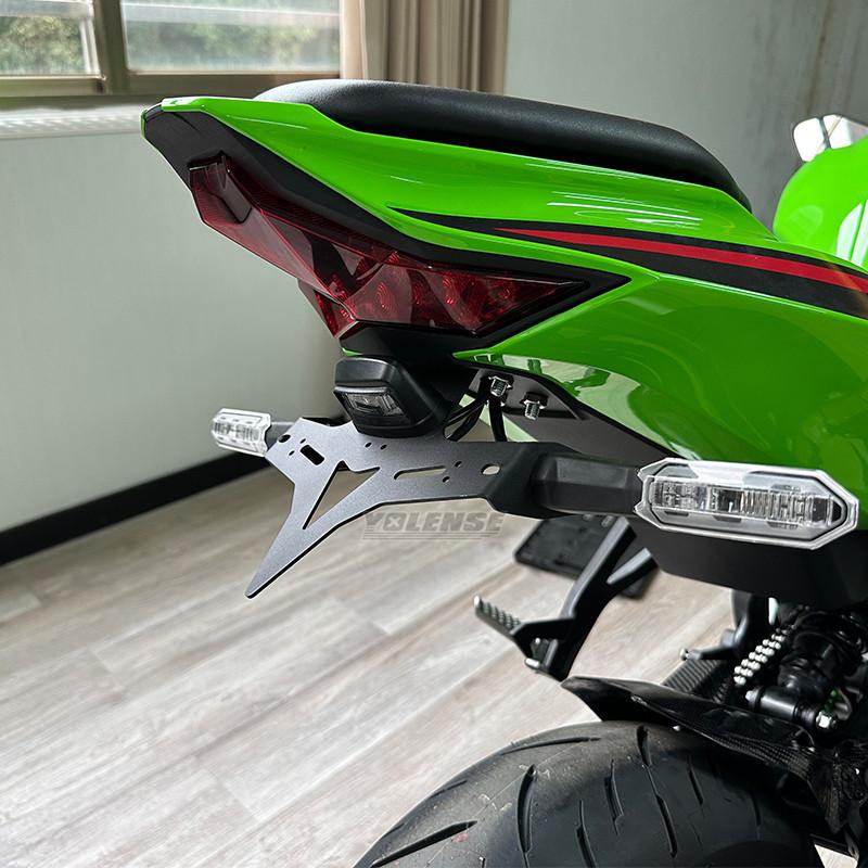 Motorcycle Tail Tidy Fender Eliminato License Plate Holder LED Turn Signal Lights Fit For ZX-4RR ZX4RR ZX 4RR ZX4R ZX-4R ZX-25R