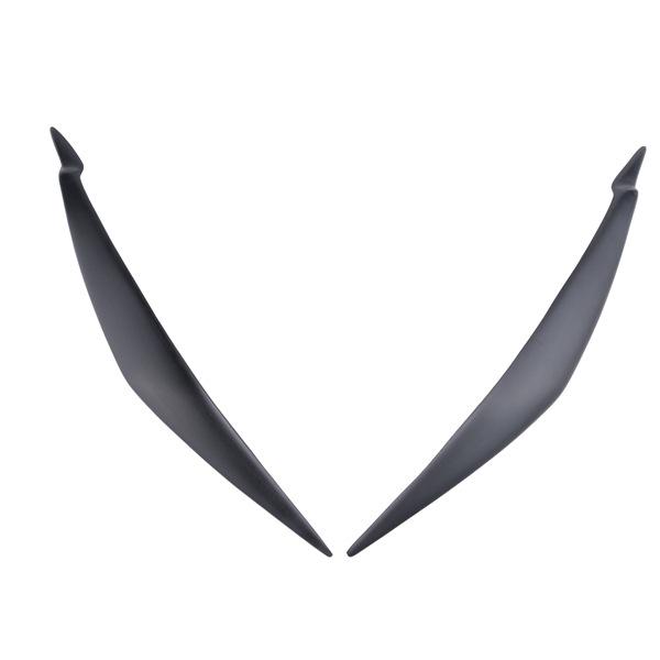 2PCS Headlight Eyebrow Cover Stickers for BMW E71 X6