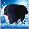 Men's Short-Sleeve Korean Style Polo Shirt with Collar