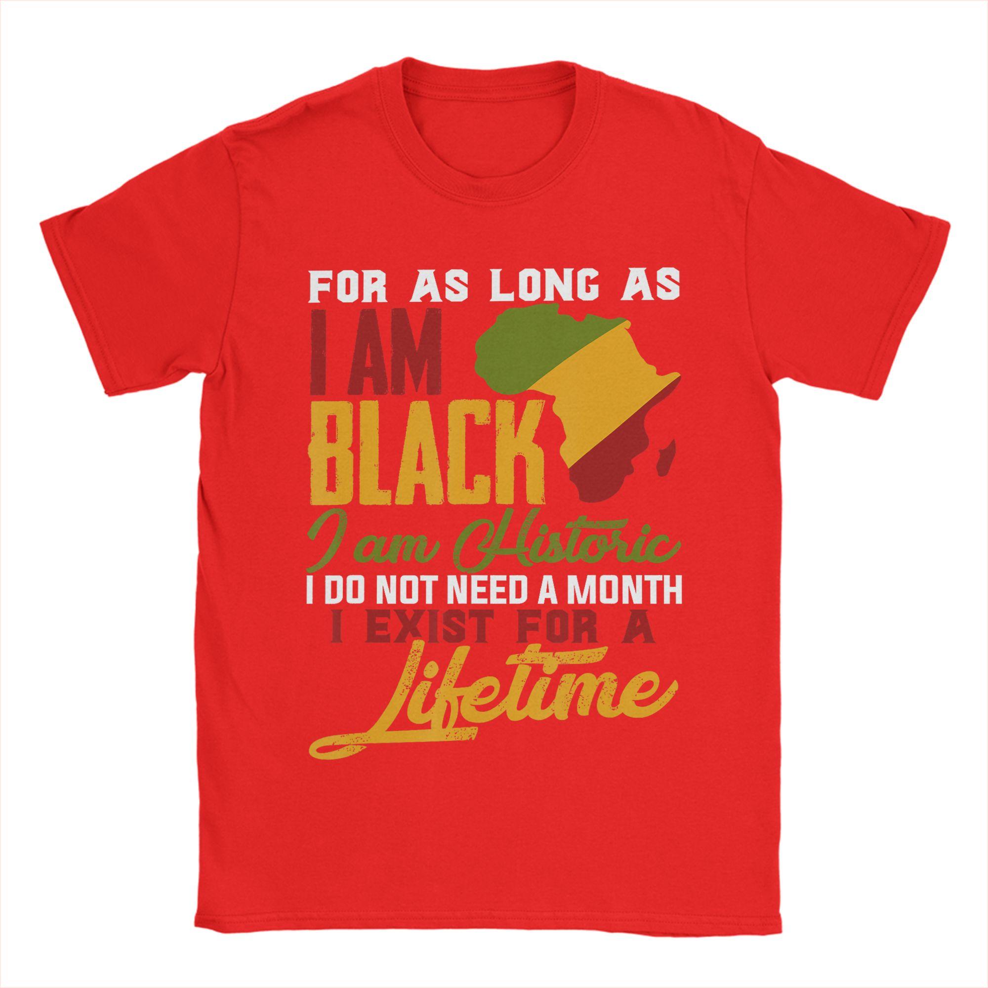 I Am Black History Lifetime Cool Black History Month T Shirt Summer T Shirt Unisex 100 Cotton Top Tees Short Sleeve Y2K Fun Tshirt S