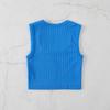 Plus Size Quick-Dry Ribbed Yoga Sports Tank with Square Neck