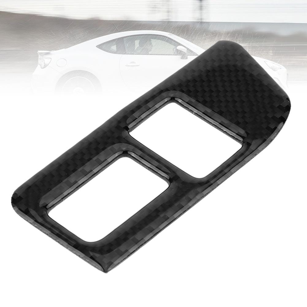 Autocolante decorative din fibră de carbon pentru butonul de control al portbagajului spate, pentru Toyota 86, Subaru BRZ 1318