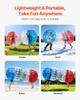 Inflatable Bumper Balls 2-Pack, 5FT/1.5M Body Sumo Zorb Balls for Teen & Adult, 0.8mm Thick PVC Human Hamster Bubble Balls for Outdoor Team Gaming