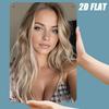 JIT Retro Industrial Metal Sign 8in×12in - Blonde Woman Plaid Shirt Design Garage Studio Basement Wall Decor
