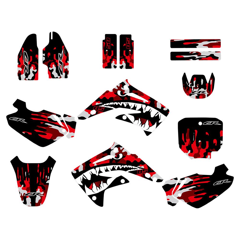 Honda CR85 2003-2012 Off-road Motorcycle Full Sticker Decal Set
