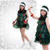 Festival Skirt Christmas Cos Clothing Cake Skirt Sleeveless Xmas Cosplay Party