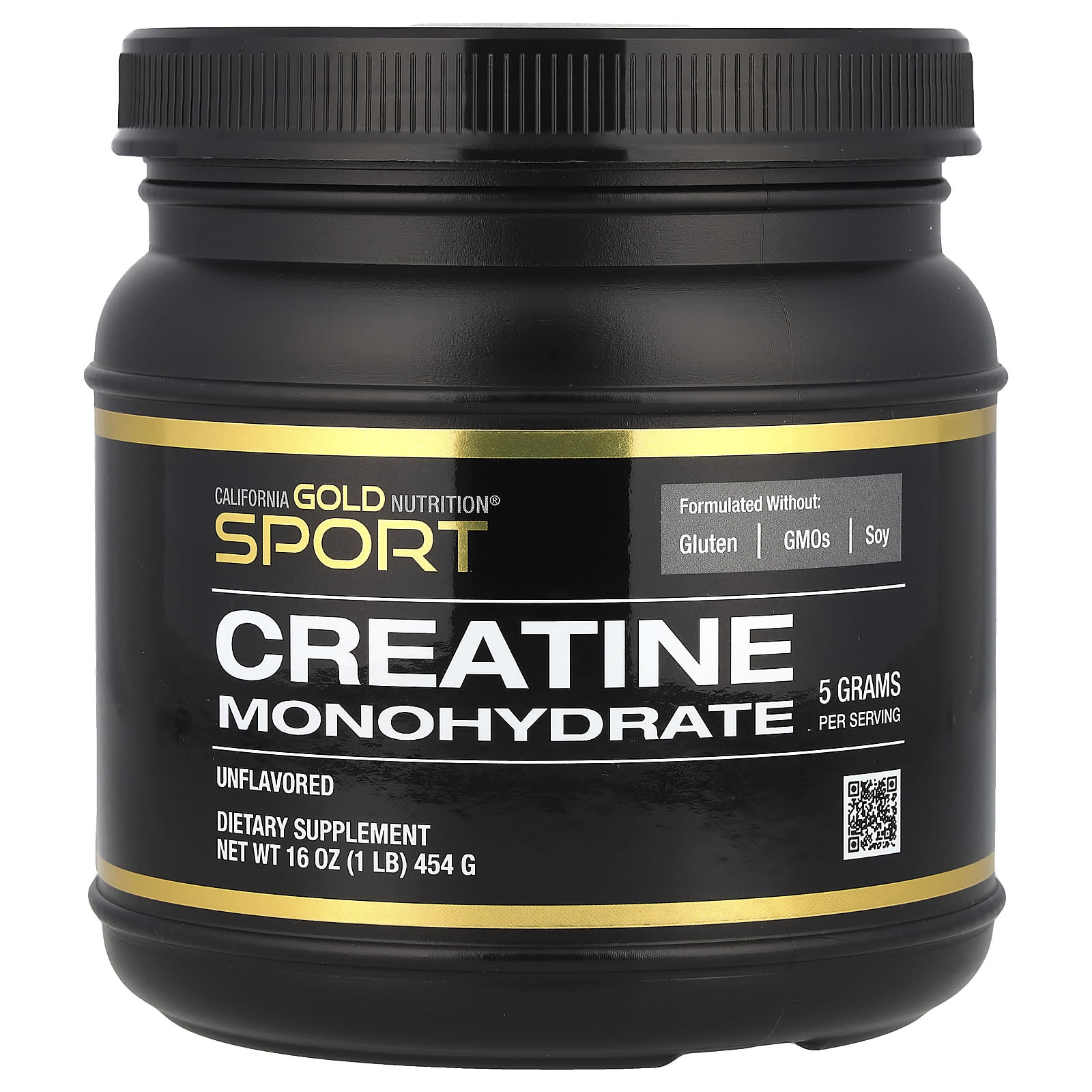 

California Gold Nutrition, Sports, Creatine Monohydrate, Unflavored, 1 lb (454 g)