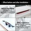 Mini zadní spoiler v karbonovém vzhledu pro auto, mini křídlo, malý model pro Peugeot 206 308 307 208 207 3008 2008 508 407 301 406 408 607