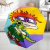 Rugrats Theme Automatic Umbrella, Lightweight & Portable, 8 Rib, Perfect for Outdoor Travel, Birthdays, Christmas, Gifts.