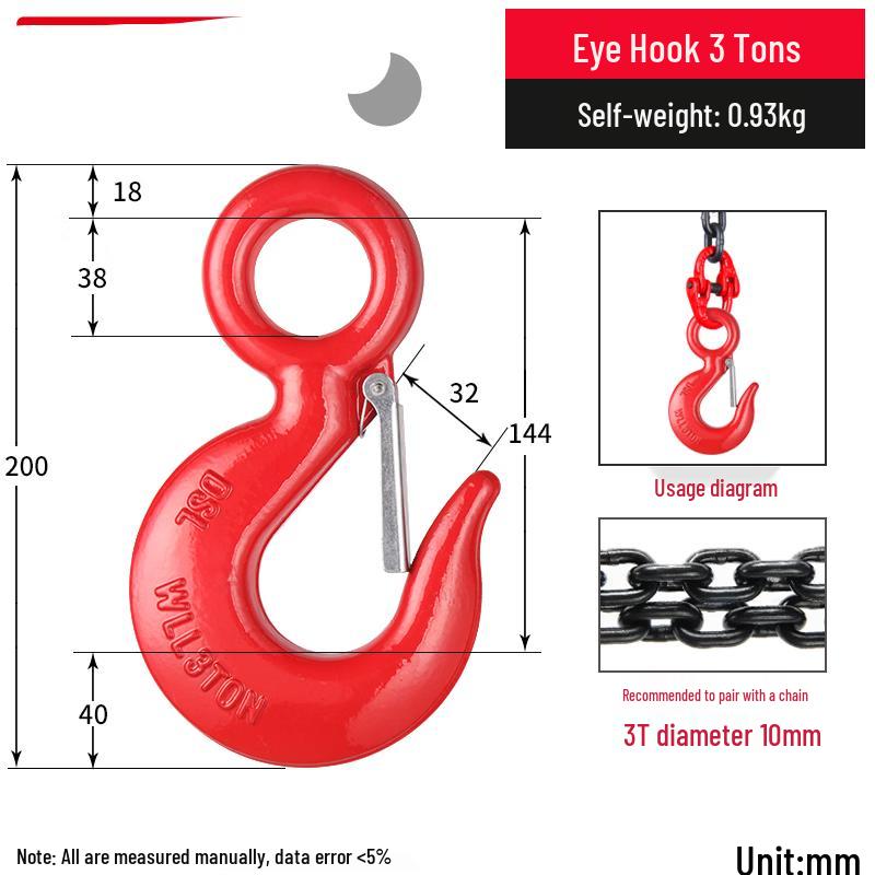 

320C Heavy-Duty Lifting Eye Hook