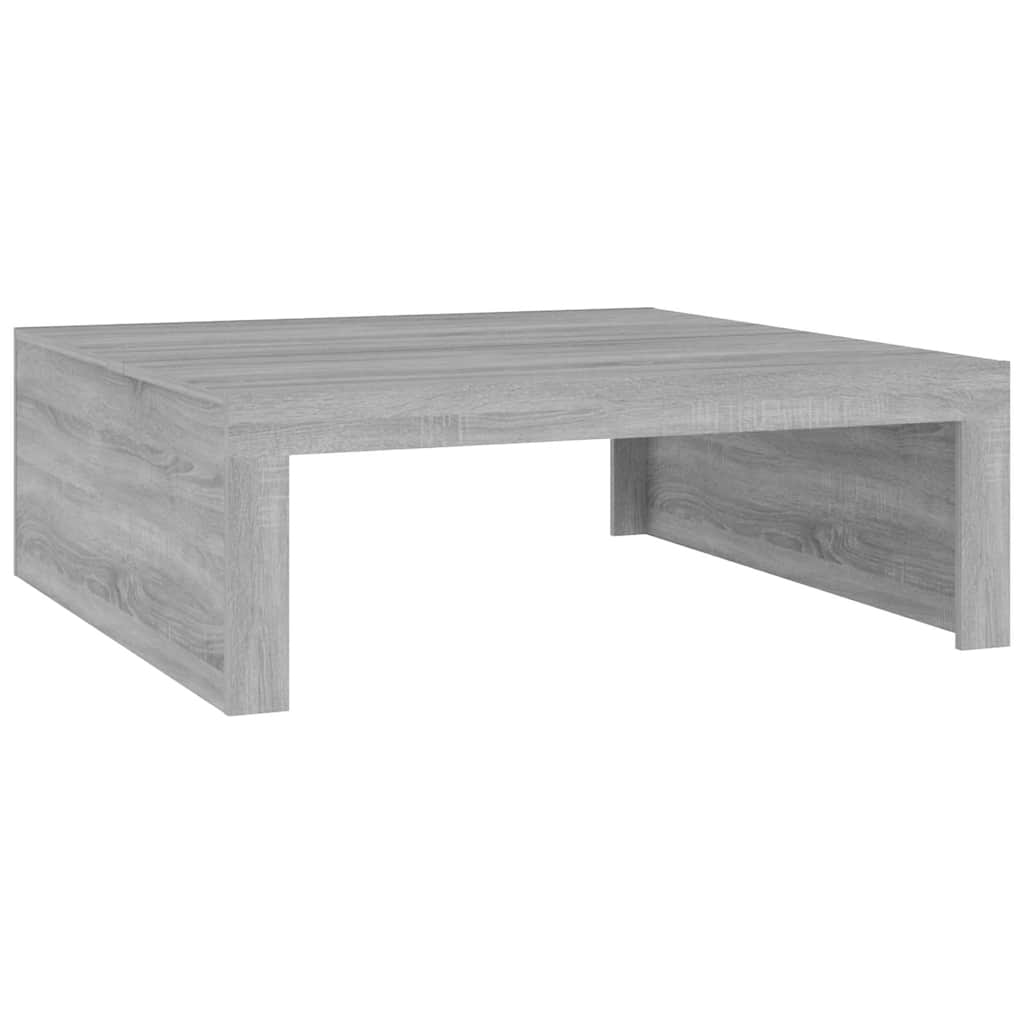  Coffee Table, Grey Sonoma Oak, 100x100x35 Cm