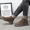 Men's Martin Boots Single Cotton New Casual Shoes Trend Student Sports Breathable High Top Versatile