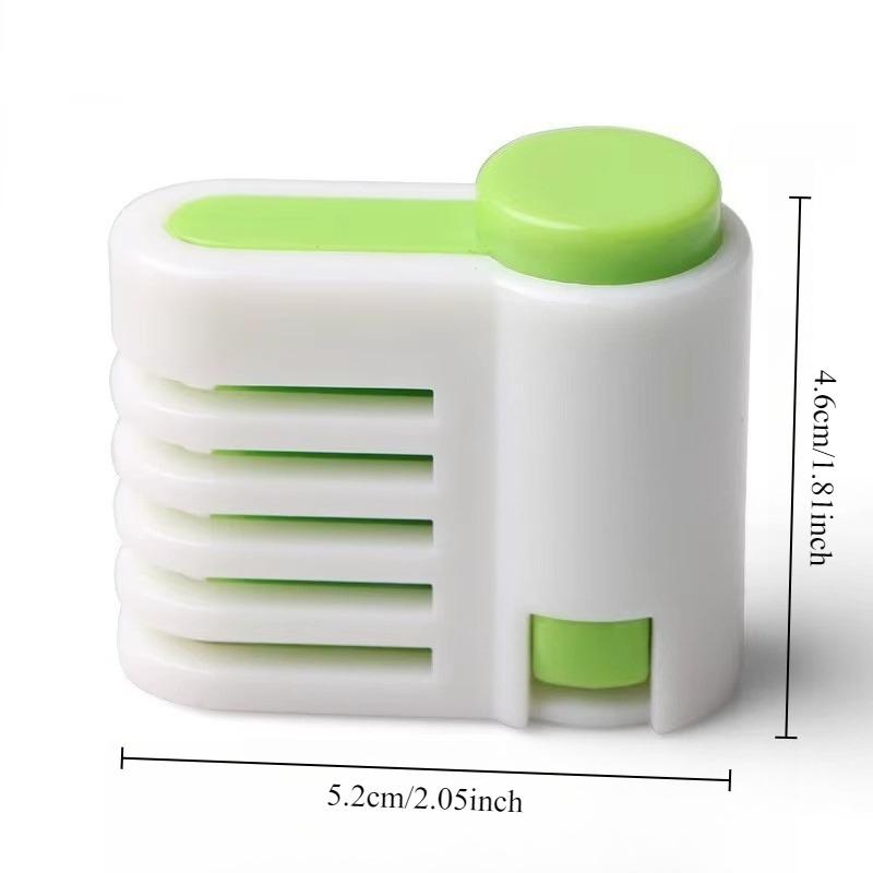 1 Set ABS-Kunststoff 5-fach verstellbares Kuchenschichtgerät Kuchen Toastschneider DIY-Schneidevorrichtung Küchen-Kuchenzubehör