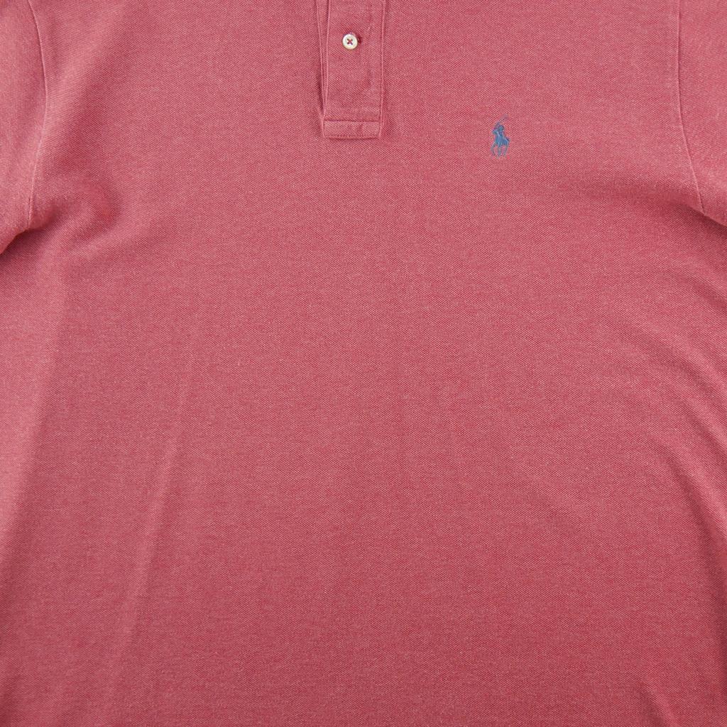 Seconde vie - Polo manches courtes Homme Rouge - Excellent état