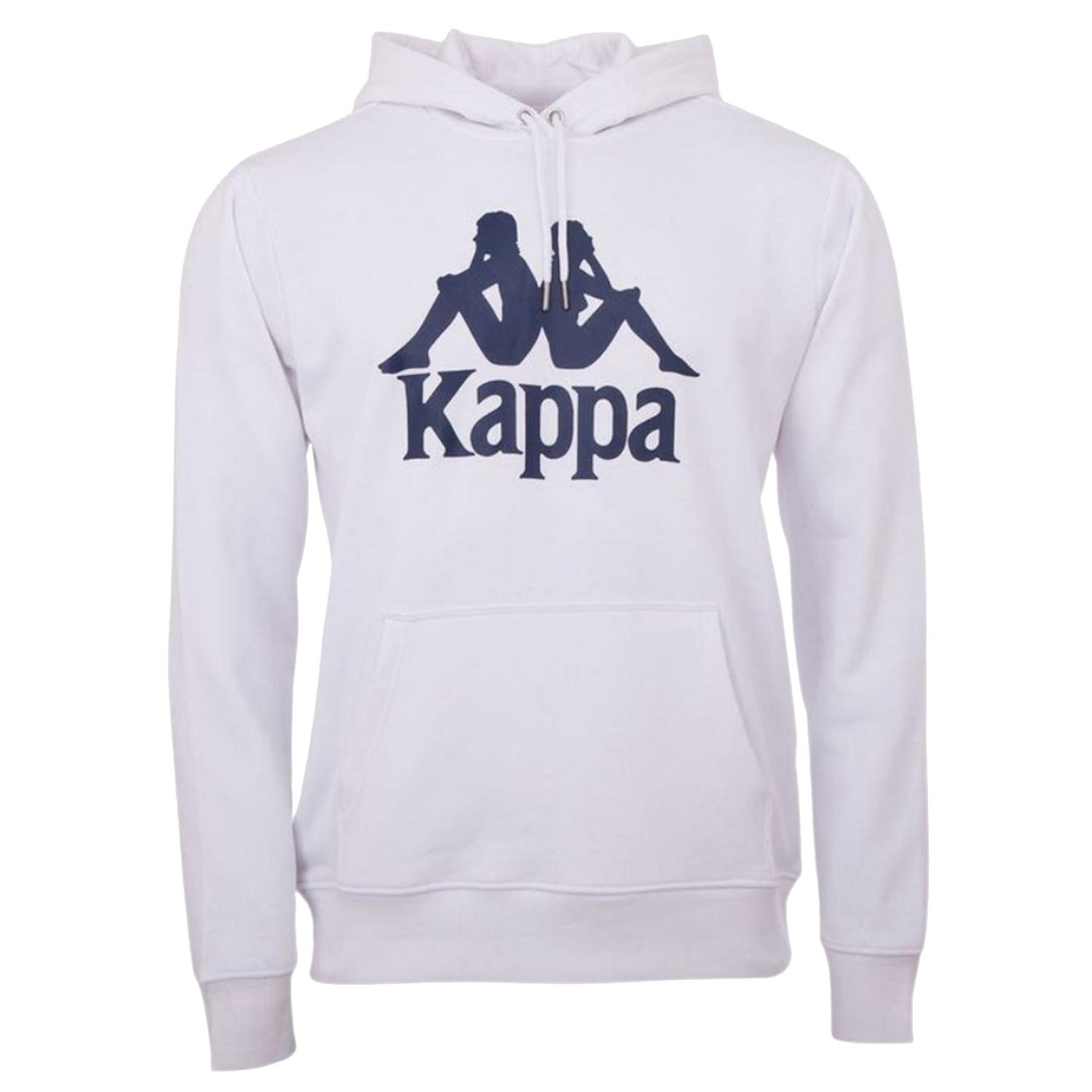 Kappa Hombre Blanco Sudadera Taino Con Capucha, Sudadera Blanca Para Cm