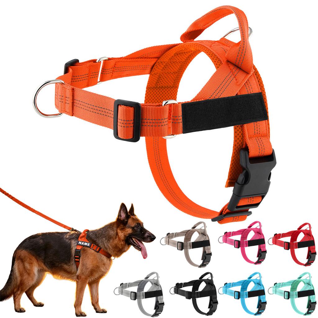 No Pull Dog Harness Front Adjustable Pet Vest Breathable Soft Padded Material Heavy Duty D Ring Sturdy Great Dog Accessories