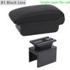 Armrest Box for Fiat Grande Punto for Fiat Punto Car Armrest Box Central Storage Box Interior Retrofit with USB