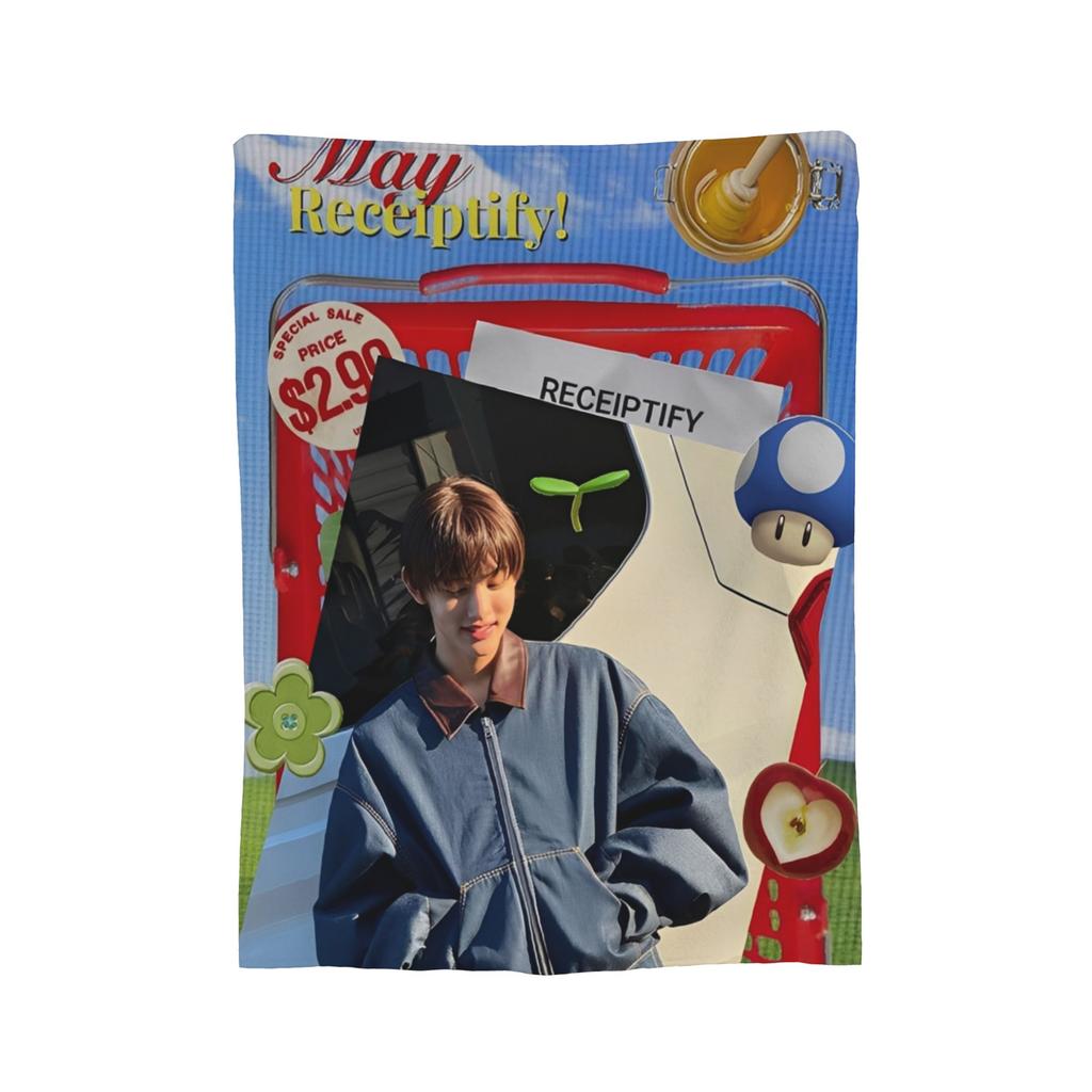 CORTIS Täcke K-popgrupp Fleecepläd Sovkläder Soffdekoration Ultralen Varm Sängkläder,