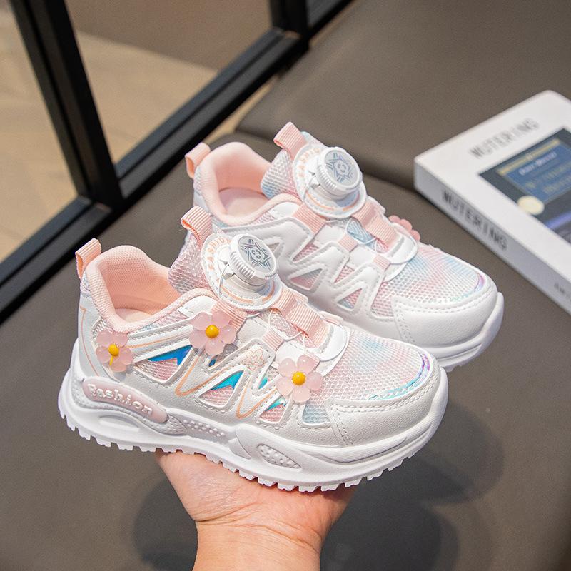 

Одноклассница 6-12 лет весна 2025 новые цветы удобная повседневная обувь сетка удобная дышащая обувь спортивная обувь 37