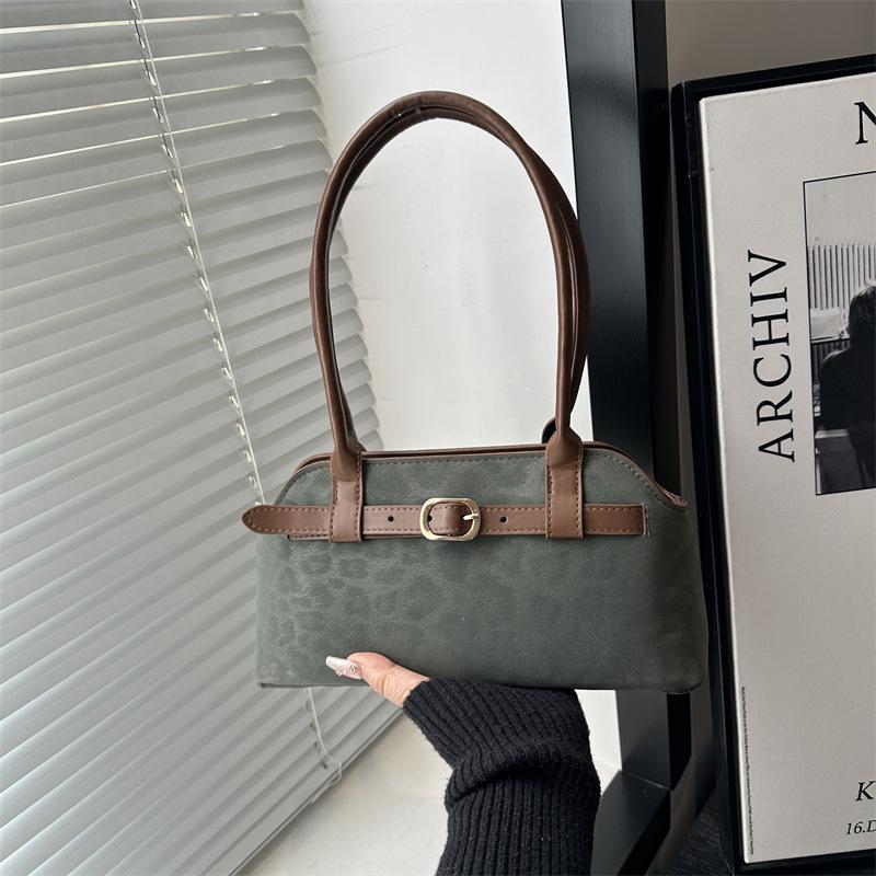 Spring Trendy Casual Office Commuting Shoulder Bag with Strap Across The Back