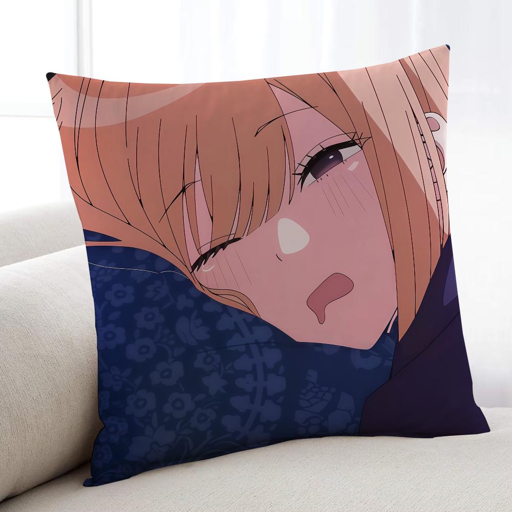 

MMarin KKitagawa Anime cushion cover Home Bedding Sofa living Room pillowcase Simple Soft Skin Cushion Cover Party Gift 30x30cm