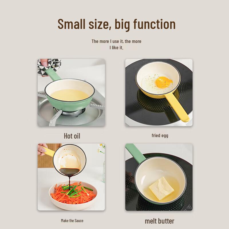 Enamel Mini Cast Iron Oil Pot