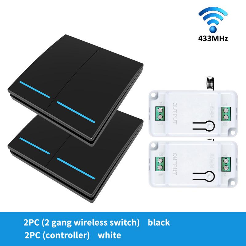 Graffiti Smart WiFi+RF433 Remote Control Switch, Alexa-Compatible On-Off Device.