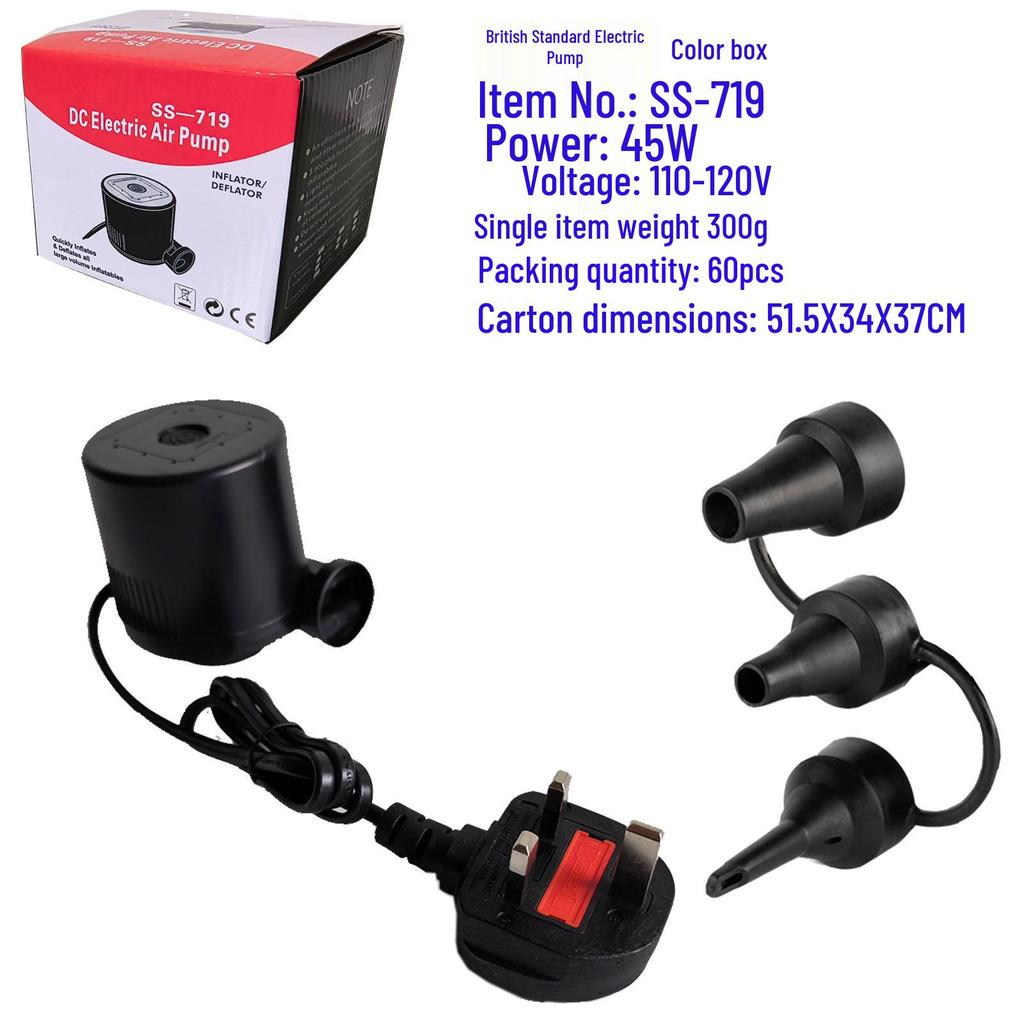 12" Dual-Action Manual Air Pump for Balloons, Pool Floats, Inflatable Boats, and More