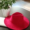 LIDHAY Western Style Suede Hat, Unisex Wide Brim Fedora Hat, Felt Panama Hat, Rancher Hat LIDHAY Western Style Suede Hat, Unisex